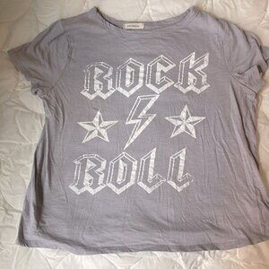 Rock and Roll Cropped T L